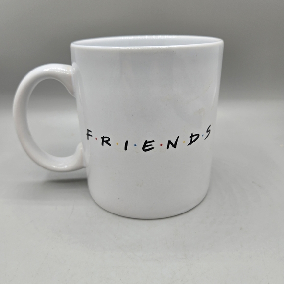 Friends TV Show Logo White Ceramic Coffee Mug With Handle 20 oz - Picture 1 of 8